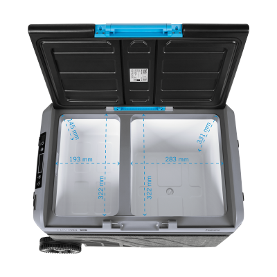 Profesjonalna lodówka turystyczna kompresorowa TEESA z funkcją mrożenia 40L DC12/24 AC 230V możliwość zasilania baterią , duże k