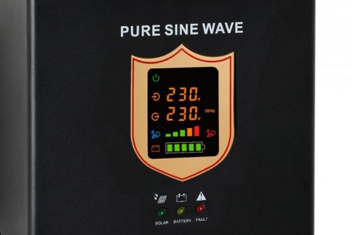 Przetwornica solarna naścienna ( inwerter )  KEMOT PROsolar-2500 ( 24V 230V 25000VA/1800W )