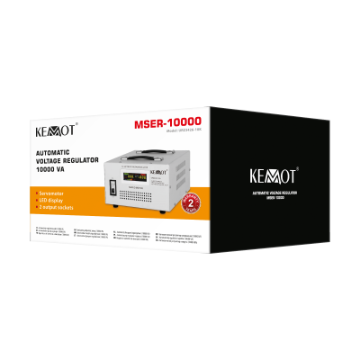 Automatyczny stabilizator napięcia  KEMOT MSER-10000 (10000 VA, serwomotor)