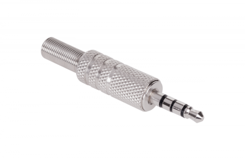 Wtyk Jack 3.5  metalowy czteropolowy