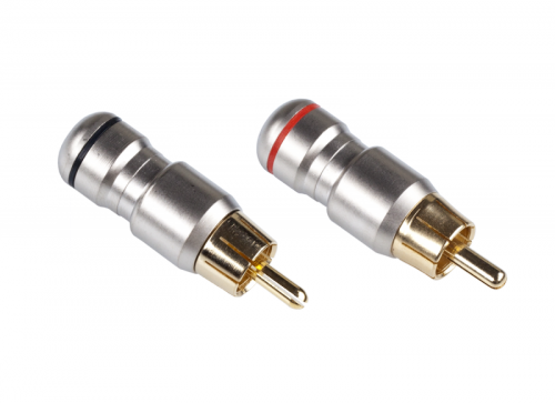 Wtyk RCA metalowy HD-287