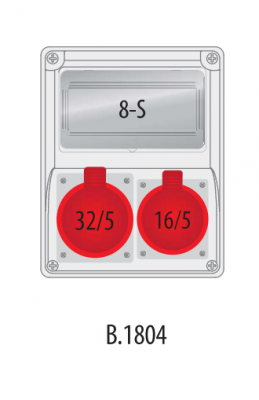 Rozdzielnica budowlana B.1804