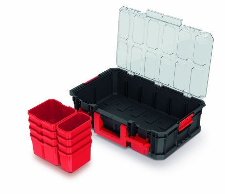 Skrzynia, skrzynka narzędziowa z organizerami MODULAR SOLUTION 15 KMS553515B Kistenberg
