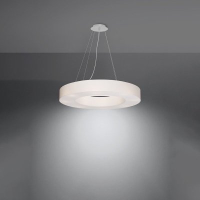 Żyrandol SATURNO SLIM 70 biały