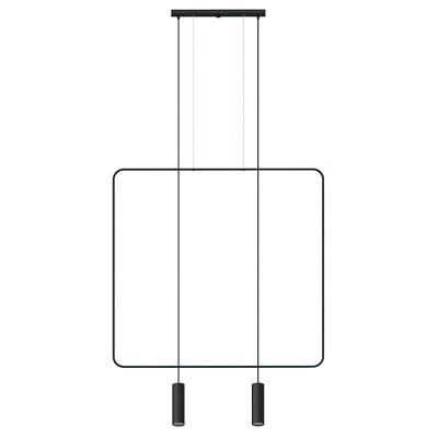 Lampa wisząca RANA 2 czarna