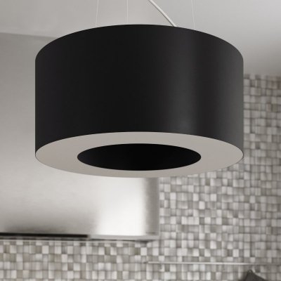 Żyrandol SATURNO SLIM 90 czarny