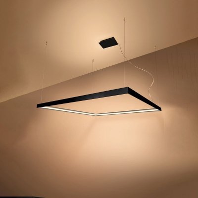 Żyrandol NELYA M czarny LED 3000K