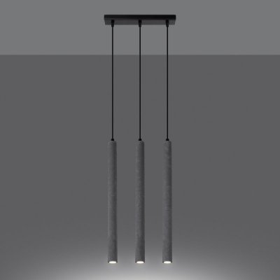 Lampa wisząca PASTELO 3L beton