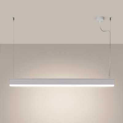 Lampa wisząca FARGE biała LED 4000K