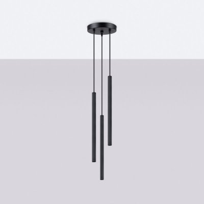 Lampa wisząca ARCHE 3P czarna