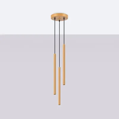Lampa wisząca ARCHE 3P złota