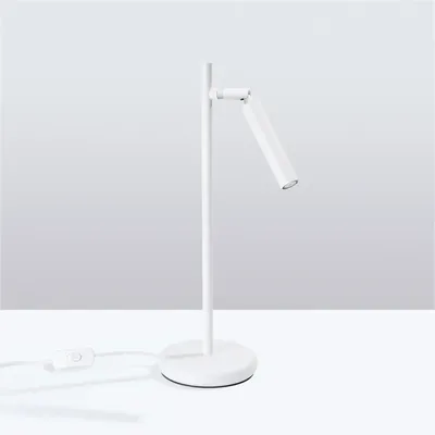 Lampa biurkowa PASTELO biała