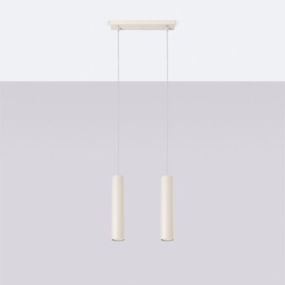 Lampa wisząca LAGOS 2 beżowa