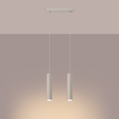 Lampa wisząca LAGOS 2 beżowa