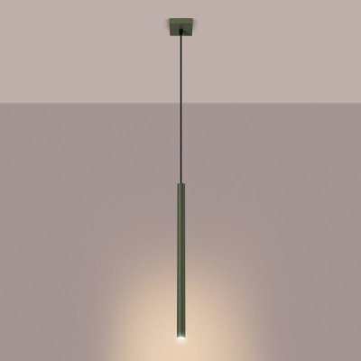 Lampa wisząca PASTELO 1 zielona oliwka