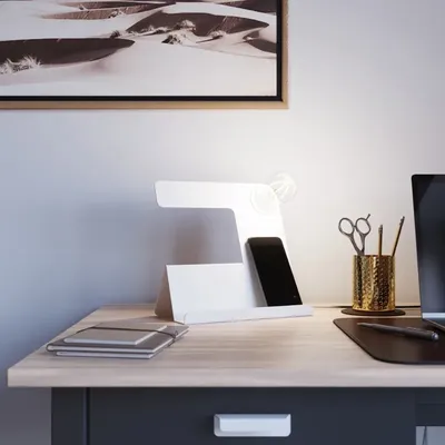 Lampa biurkowa INCLINE biała