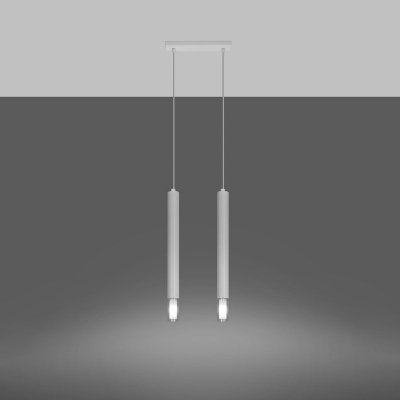 Lampa wisząca WEZYR 2 biała