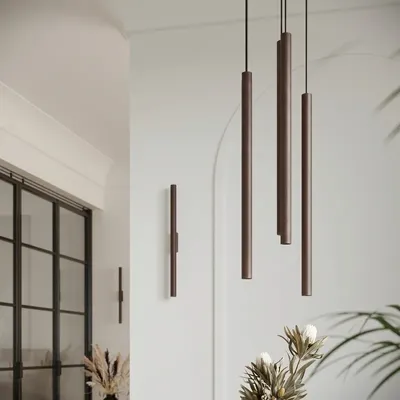 Lampa wisząca PASTELO 3P brązowa