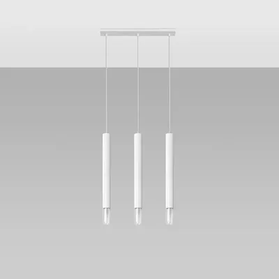 Lampa wisząca WEZYR 3 biała