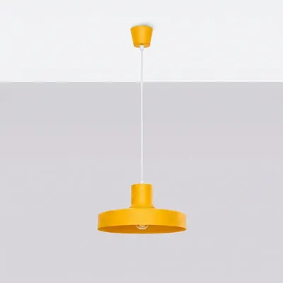 Lampa wisząca BILO żółta