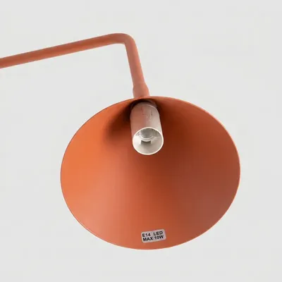 Lampa biurkowa NOX ochra czerwona