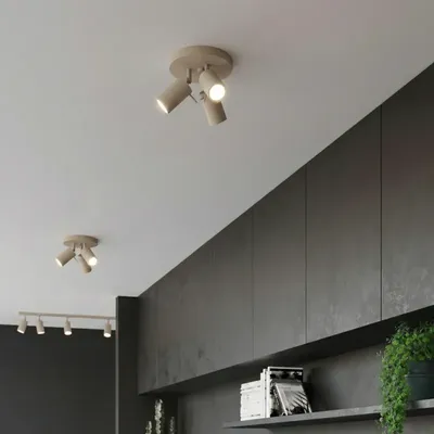 Plafon RING 3P taupe