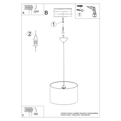 Lampa wisząca PIŁKA A 40