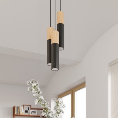 Lampa wisząca PABLO 3L czarna
