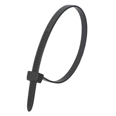Nylonowe opaski zaciskowe czarne 7,6x370mm (25szt.)