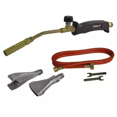 Zestaw do lutowania, dysze:17mm,C22mm,płaska40mm,wąż 2m