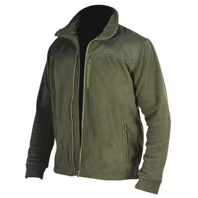 Bluza polarowa z wstawkami, 280g/m2, rozm.XXL, kolor zielony