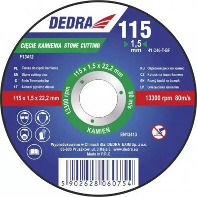 Tarcza do cięcia kamienia 125x1,5x22,2