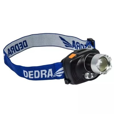 Latarka czołowa 3W CREE LED, regul. ostrości, infrared, bat.