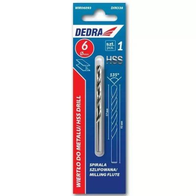 Wiertło do metalu, HSS, Stal 4341, 135°, 2x49mm, 3szt