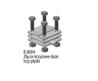 Złącze krzyżowe duże R.8004 Pawbol