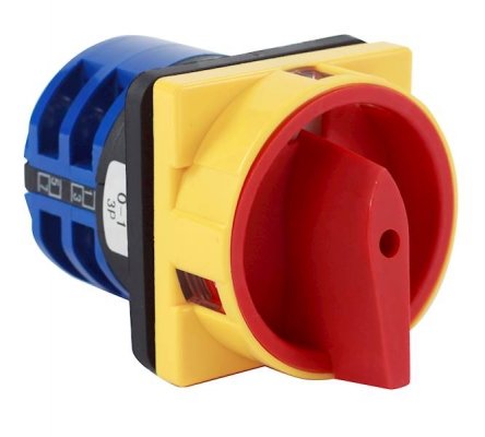 Łącznik krzywkowy, tablicowy na kłódkę 0-1 40A 3P, IP65, LW40 0-1 3P TRG ELS