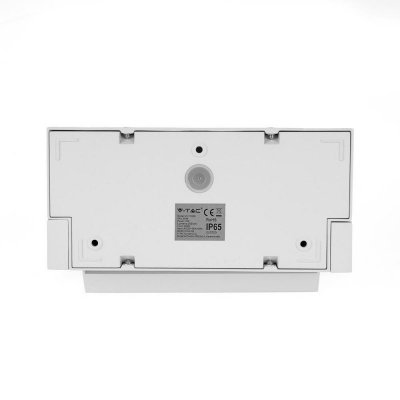 Projektor Oprawa Elewacyjna V-TAC 17W LED Czujnik Ruchu Biała IP65 VT-11020S 4000K 2520lm