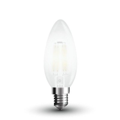 Żarówka LED V-TAC 4W Filament E14 Mrożona Świeczka VT-1936 2700K 400lm