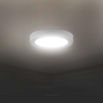 Panel LED V-TAC Natynkowy Premium Downlight 18W Okrągły fi215 VT-60018 3000K 1850lm