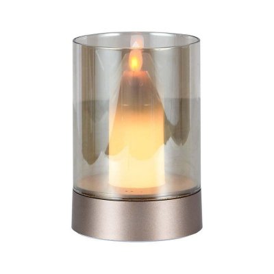 Lampka Nocna Światło Świecy V-TAC 3W LED Ładowanie USB Ściemnianie Złota VT-7564 3000K 110lm