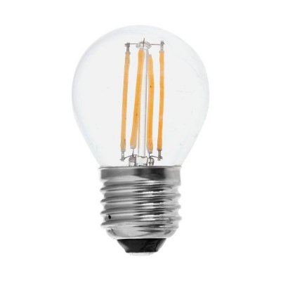 Żarówka LED V-TAC 6W filament E27 kulka G45 VT-2366 6500K 600lm