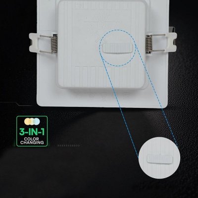 Panel wpuszczany downlight V-TAC 18W LED CREE CHIP kwadrat 295x295mm VT-61024CCT 3000K-4000K-6500K 2640lm 6 lat gwarancji