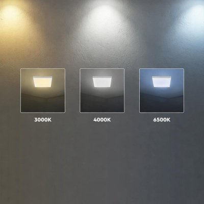 Panel natynkowy downlight V-TAC 6W LED CREE CHIP kwadrat 120x120mm VT-60006CCT 3000K-4000K-6500K 630lm 6 lat gwarancji