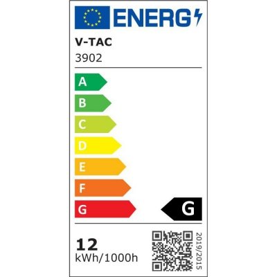Oprawa V-TAC 12W LED chrom VT-7014 4000K 900lm