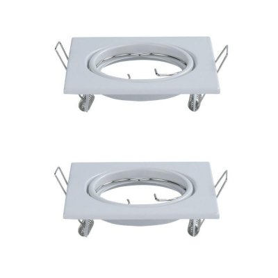 Oczko V-TAC GU10 kwadrat ruchome białe (opak. 2 szt) VT-817-SQ-W 3 lata gwarancji