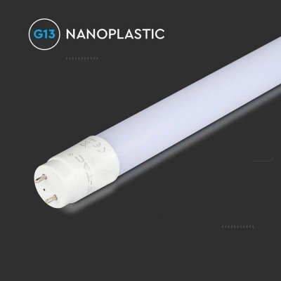 Tuba Świetlówka LED T8 V-TAC SAMSUNG CHIP 120cm 16.5W G13 Nano Plastic VT-122 4000K 1850lm 5 Lat Gwarancji