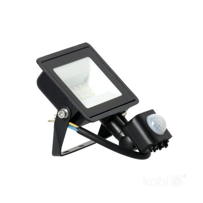 Naświetlacz z czujnikiem ruchu LED MHC 20W 6500K IP44 czarny LED2B RED