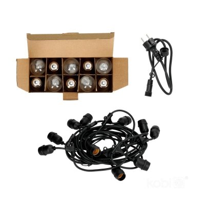 Girlanda BAJA LED SET 10x1W 10m  E27 Kobi Design