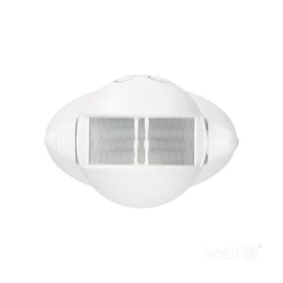 Czujnik ruchu LX39 IP44 180° PIR biały Kobi Premium