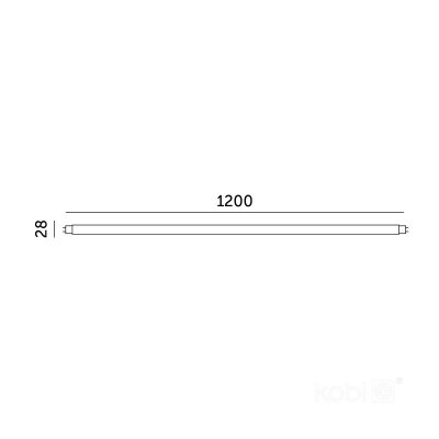 Świetlówka LED T8 G2 18W 120cm 4000K Kobi Premium